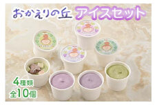 栃木県市貝町「おかえりの丘」おかえりの丘アイスセット◇ ｜ アイスクリーム アイスミルク ブルーベリー よもぎ おやつ