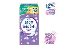 【2回定期便】リフレ 超うす安心パッド 170cc まとめ買いパック 32枚×3パック 《3ヶ月に1回》  | 吸水シート 給水パッド 尿とりパッド パッド パット 尿ケア 軽失禁 尿漏れ 尿もれ 尿モレ 日用品 生活用品 常備品 消耗品 ストック 消臭 女性用
※着日指定不可