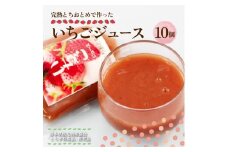 完熟とちおとめ果汁ジュース 1箱10個入 | いちご 苺 ゼリー フルーツ 果物 ギフト 贈答◇