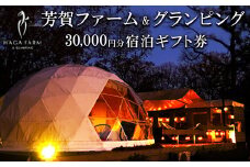 芳賀ファーム&グランピング 3万円分宿泊ギフト券 | サラブレッド牧場とグランピングの融合施設 宿泊 旅行 アウトドア 体験 春休み GW 夏休み 家族旅行 バーベキュー BBQ 栃木県 芳賀町