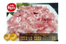 和豚もちぶた ヘルシーボリューム3キロセット (豚モモ肉切り落し 500g×6パック) 豚肉 切り落とし もも肉 国産 栃木県壬生町◇