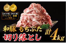 和豚もちぶた 切り落し 4kgセット (400g×10パック) 豚肉 切り落とし 国産 栃木県壬生町◇