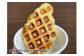 選べるワッフル②クロッフル：クロワッサンの生地で焼き上げた軽い食べ応えです