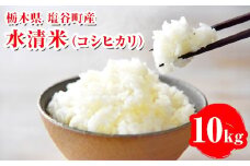 水清米（コシヒカリ）10kg｜こしひかり 米 新米 精米 こめ コメ 名水百選 国産 産地直送 期間限定 栃木県 塩谷町 ※2025年10月上旬頃より順次発送予定