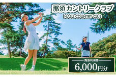 那須カントリークラブ 施設利用券 6,000円分（1,000円×6枚） | チケット ゴルフ プレー券  那須 カントリークラブ ゴルフクラブ〔C-12〕