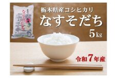 令和7年産 栃木県産 コシヒカリ なすそだち 5kg JAなすの産地直送【大田原市・那須塩原市・那須町共通返礼品】〔P-237〕 ｜ 米 コメ こめ 白米 精米 新米 ※離島への配送不可