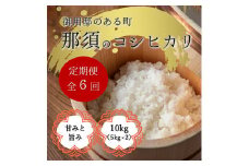 【定期便6ヶ月】那須町産コシヒカリ5kg×2袋〔P-279〕｜米 お米 国産 白米 ご飯 ごはん ゴハン 国産 那須 栃木県 那須町 水車の里 瑞穂蔵　※沖縄・離島への配送不可