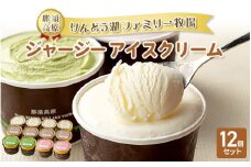 那須高原りんどう湖ファミリー牧場 ジャージーアイスクリーム 12個 詰め合わせ｜あいす アイス バニラ チョコ ストロベリー 抹茶 デザート スイーツ おすすめ ギフト 那須 栃木県 那須町〔P-223〕
