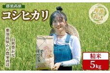 那須高原 令和7年産 コシヒカリ 5キロ 精米〔P-401〕 ｜ 新米 白米 5kg こしひかり 米 こめ コメ ごはん ご飯 産地直送 期間限定 季節限定 栃木県 那須町 ※2025年10月中旬～2026年2月下旬頃に順次発送予定