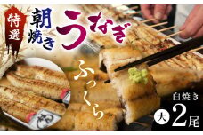 特選ふっくら朝焼きうなぎ　林屋（白焼き大２尾）| 特選ふっくら朝焼きうなぎ 林屋 白焼き 特選白焼き 白焼きうなぎ 高級林屋 ふるさと 納税 栃木県 那珂川町 送料無料