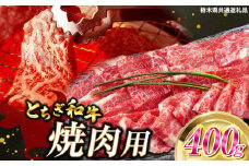 とちぎ和牛焼肉用 400g | 和牛切り落とし 黒毛和牛 切り落とし 栃木県産黒毛和牛 焼肉 バーベキュー BBQ  肉 牛肉 高級 ご褒美 共通返礼品 ふるさと納税 栃木県 那珂川町 送料無料