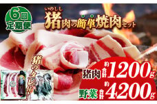 【定期便 6回】猪肉の簡単焼肉セット 900g | 肉 にく 猪肉 猪 焼肉 ご褒美 ふるさと納税 栃木県 那珂川町 送料無料