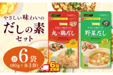 【ふるさと納税】【定期便6回】やさしい味わいのスープ （丸ごと鶏だし・野菜だし）80g×各3袋（計6袋） | スープ だし 調味料 2種  定期便 那珂川町 栃木県