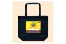 ぐんまちゃんトートバッグ（L）チョコ(ブラック)
