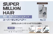 スーパーミリオンヘアー（増毛パウダー）1本（40g)No.23ミディアムブラウン