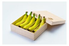 桐箱入り贈答用 国産 極上の甘み バナナ 5本入り｜国産 ばなな 果物 幻 高級 極上の甘み フルーツ デザート 朝食 甘い もちもち食感 糖度 超高級 贈答 極上 楽しみ 群馬県 前橋市