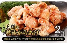 鶏モモ肉「上州ぐんま王道の醤油からあげ」2.0㎏(250g×8袋) | からあげ 唐揚げ 醤油 鶏モモ肉 鶏肉 お取り寄せ グルメ 惣菜 お弁当 おかず 最高金賞受賞 選べる 群馬県 前橋市 