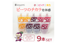 【24011】オーガニック野菜のコールドプレスジュース 「ビーツのチカラ9本セット」