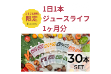【24013-2】オーガニック野菜のコールドプレスジュース 「1日1本ジュースライフ1ヶ月分（ジュース30本）」