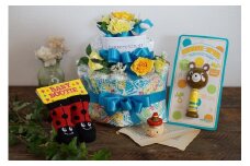 お花屋さんのオムツケーキ　男の子用　Bセット