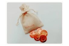 純銅抗菌チップ5個巾着袋入り 日本製【チップ（10g/1枚）×5個入】