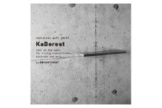 KaBerest［カベレスト］ 後付けできるステンレスウォールシェルフ 幅450mm