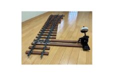 ミニ鉄道パーツ 合成枕木製4番片開き分岐器(右) 1セット※沖縄・離島（一部除く）への配送不可