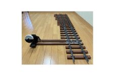 ミニ鉄道パーツ 合成枕木製6番片開き分岐器(左) 1セット ※沖縄・離島（一部除く）への配送不可