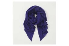 ＜ OTA KNIT ＞ふわふわガーゼ  ファーカシミヤ  ショール(ネイビー)【1568331】