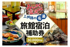 老神温泉で使える旅館「宿泊利用補助券」B／5,000円分×6枚