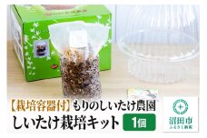 《期間限定10～4月発送》栽培容器付 もりのしいたけ農園「しいたけ栽培キット」1個