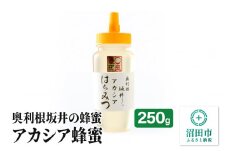 奥利根坂井のアカシアはちみつ 250g×1本 坂井養蜂場