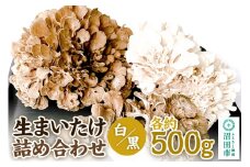 生まいたけ（白・黒）詰め合わせ 各約500g おいがみ舞茸園