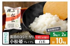 【白米】令和7年産 新米受付 真田のコシヒカリ小松姫 プレミアム 10kg（5kg×2袋） 金井農園