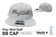 Play Well Golf BB CAP ヘザーグレー フリーサイズ FUN工房UNITE9