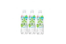 三ツ矢微糖炭酸水グリーンアップルPET490ml　24本【1335849】
