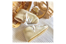 ピーコルドアンの『プルミエ』ファーストステップシューズ　サイズ13cm・Beige(ベージュ色)【1338139】
