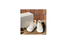 ピーコルドアンの『プルミエ』ファーストステップシューズ　サイズ13cm・White(白色)【1338111】