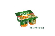 ダノンビオ ヨーグルト 芳醇マンゴー&マンダリン 75g×4P×6セット【1518336】