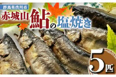 赤城山 鮎の塩焼き 5匹 あゆ アユ 鮎 魚 焼き魚 国産 F4H-0015