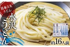 日本3大うどん 水沢うどん 約16人前 《商標登録の店が作った水沢うどん》 うどん 麺 麺類 加工品 食品 群馬県 渋川市 F4H-0433