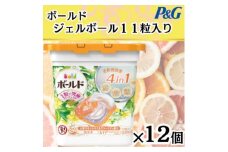 ボールド洗濯洗剤ジェルボール　シトラス　11粒入り×12個(合計132粒)【1480923】