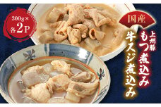 やきとり若のもつ煮込み&牛スジ煮込みセット【1514782】