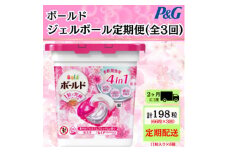＜2ヵ月毎定期便＞ボールド洗濯洗剤ジェルボールブロッサム 11粒入り×6個(合計66粒)全3回【4052222】