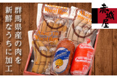 赤城屋のソーセージ5種の詰め合わせ 群馬県産豚肉 ソーセージ セット 詰合せ 豚 肉 食品 おつまみ おかず F20E-004