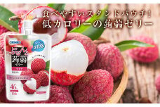 オリヒロ ぷるんと蒟蒻ゼリー スタンディング ＜ライチ＞ 1ケース(48個入) こんにゃく ゼリー パウチ 低カロリー 蒟蒻 コンニャク ライチ 食品 F20E-304