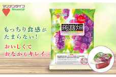 マンナンライフ 蒟蒻畑 ＜ぶどう味＞ 1ケース(12袋入) こんにゃく 群馬県産 特産 蒟蒻 コンニャク ぶどう味 ぶどう フルーツ果汁 フルーツこんにゃく 食品 F20E-536