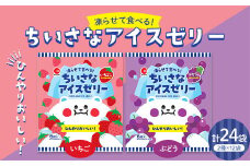 凍らせて食べるゼリー！ ちいさなアイスゼリー いちご ぶどう 大容量 冷たい お菓子 個包装 アイス シャーベット スイーツ デザート おやつ 冷凍 おすすめ F21E-197