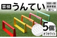 雲梯（うんてい）5個セット ＜オフホワイト＞ 雲梯 ウンテイ 健康 健康増進 ダイエット 筋トレ 屋根裏や秘密基地への階段 F21E-265