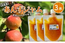 妙義山の麓 自家製あんずジャム、3本セット F21E-424